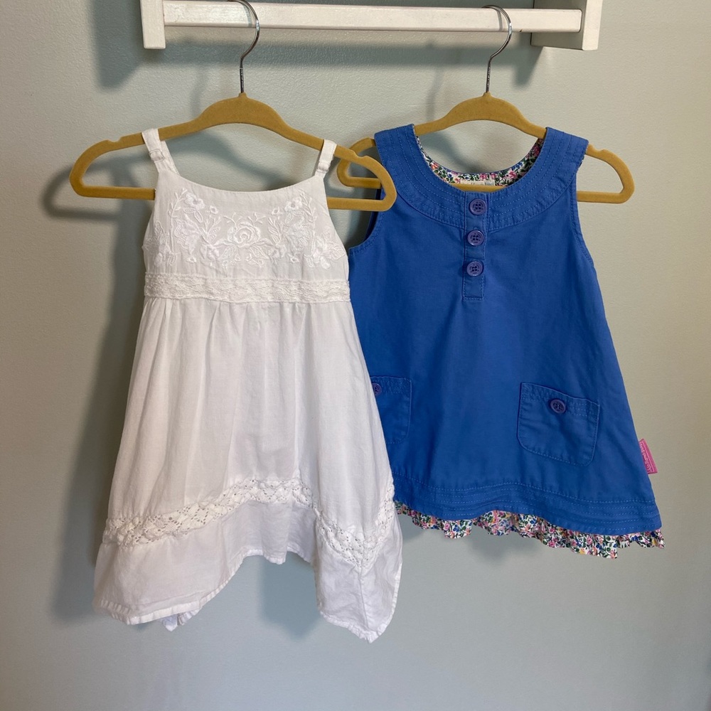 Baby girls summer dresses bundle Mud Pie & Tahari